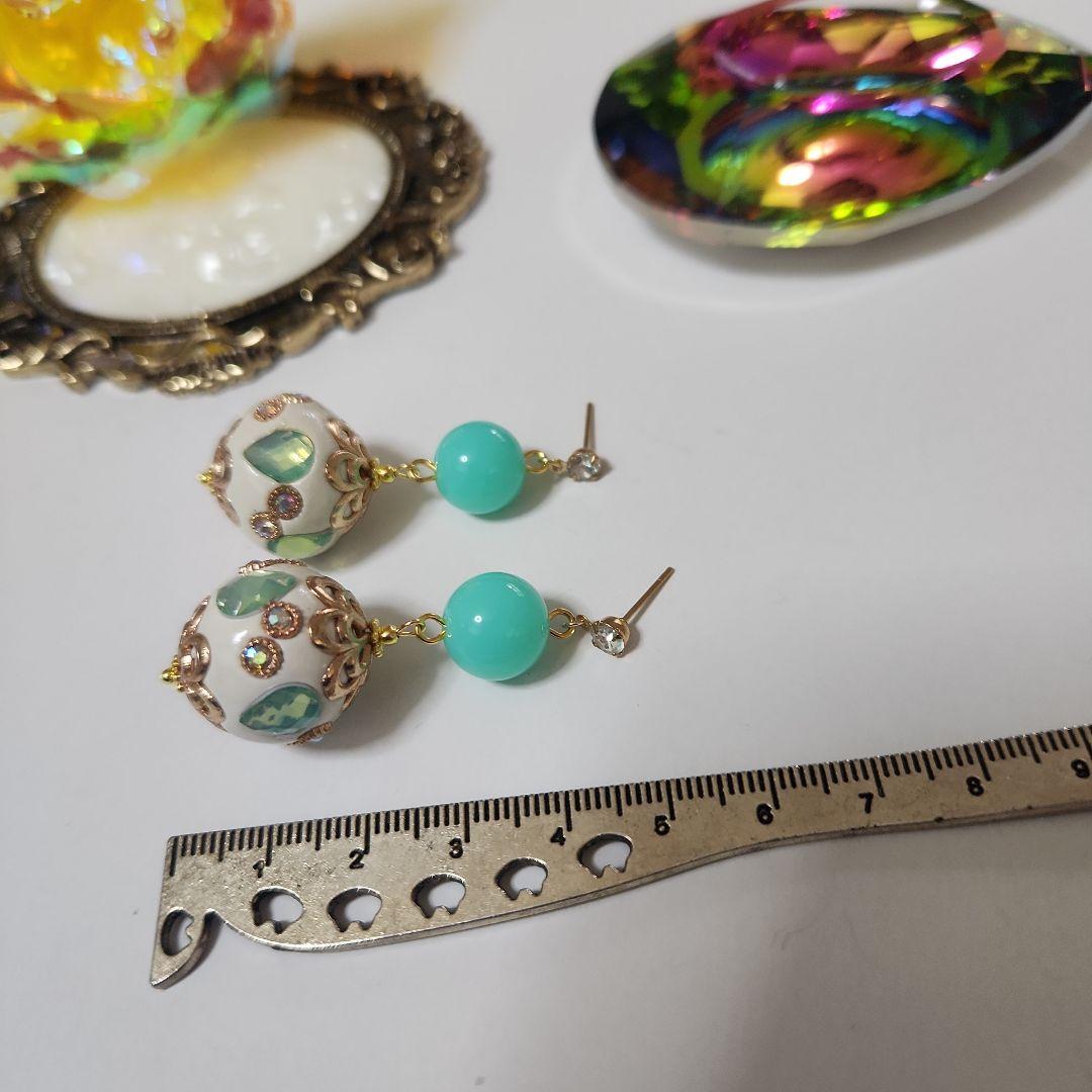 ハンドメイドピアス3296