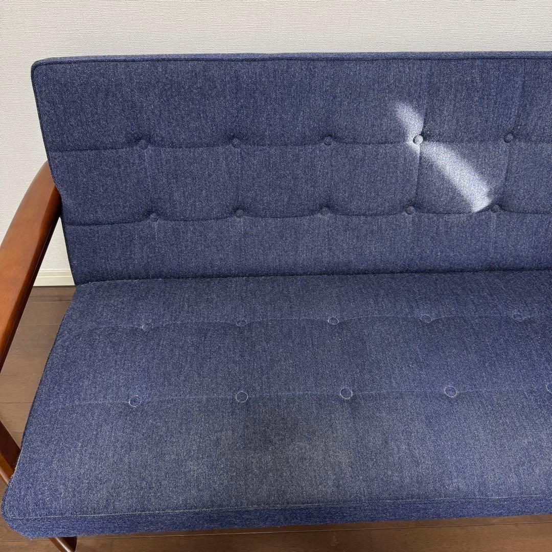 カリモク60 Kチェア 2シーター タープブルー