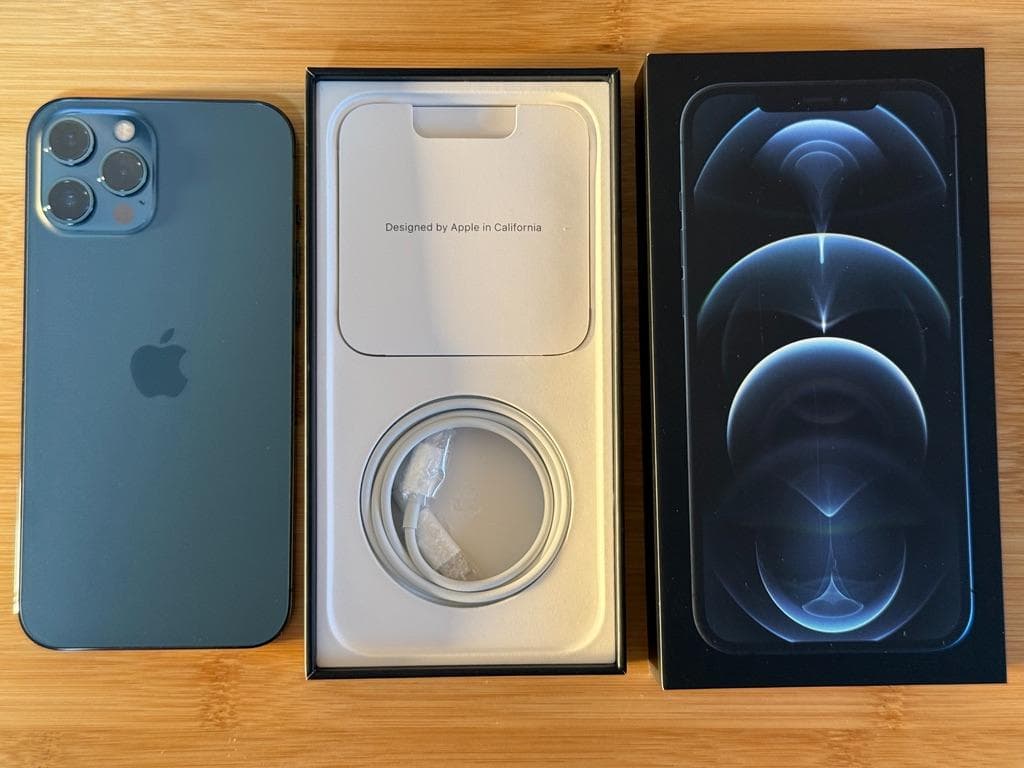 iPhone 12 Pro Max 256GB パシフィックブルー 箱付属品あり