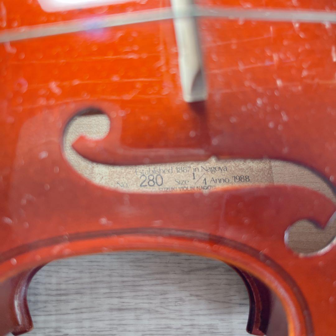 SUZUKI スズキ バイオリン　1/4　No.280 1988年製