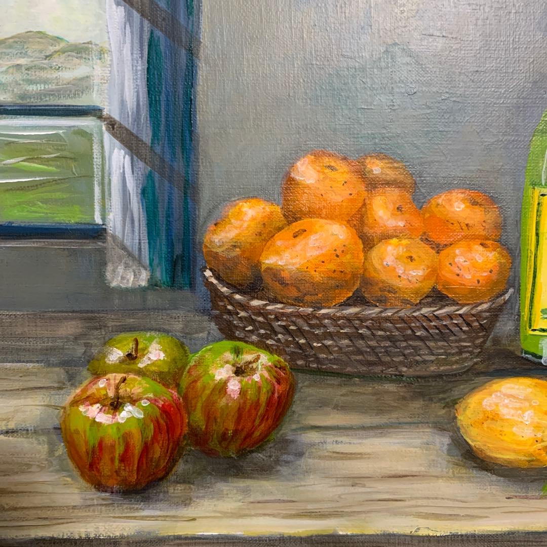 絵画　静物画　アクリル画