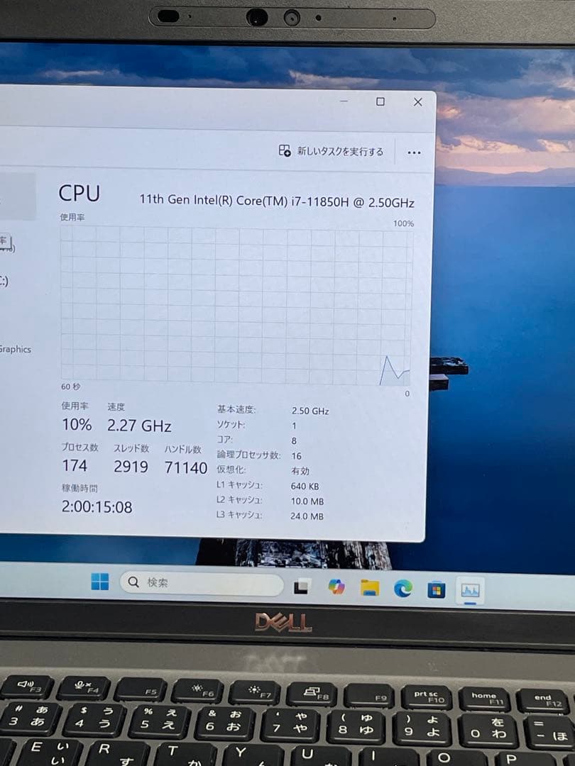 Windowsノート本体 DELL latitude 5421 i7-11850H 16GB 512GB