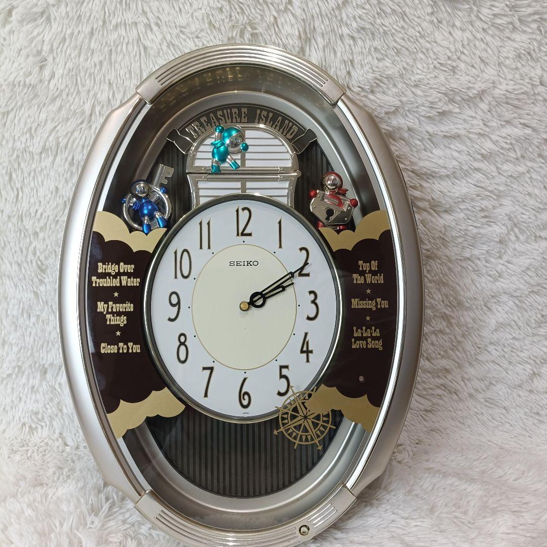 SEIKO からくり時計 トレジャーアイランド RE536S 動作確認済 廃盤