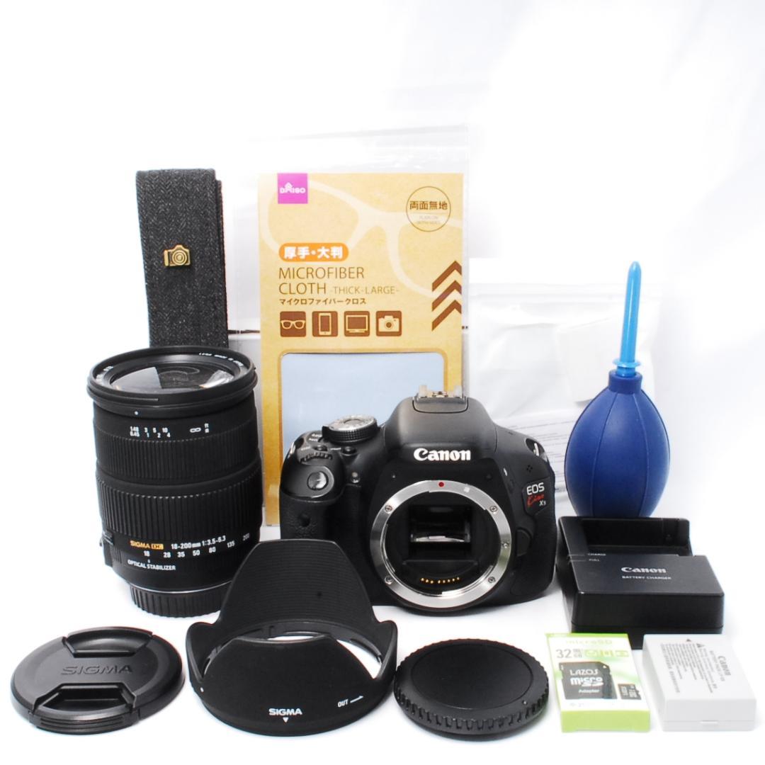 Canon Kiss X5☆一眼レフ☆完動品☆レンズ1つで近くも遠くも撮影OK