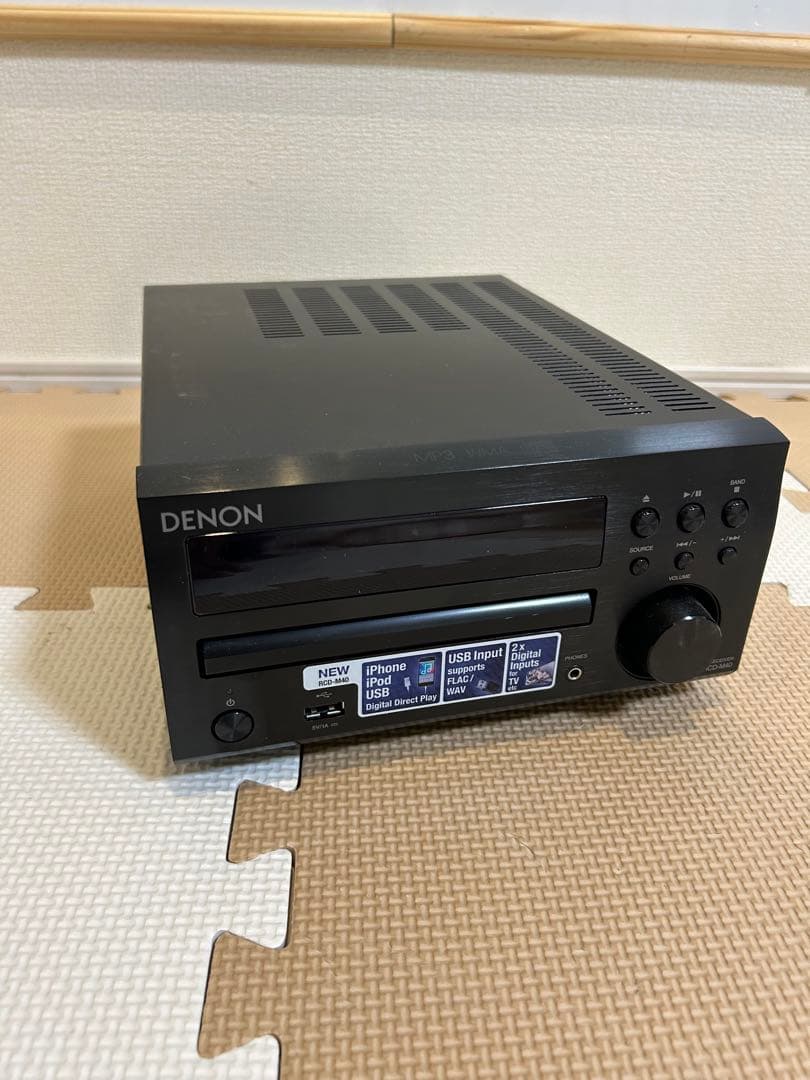 DENON RCD-M40 ブラック CDレシーバー リモコン付き 動作確認済み