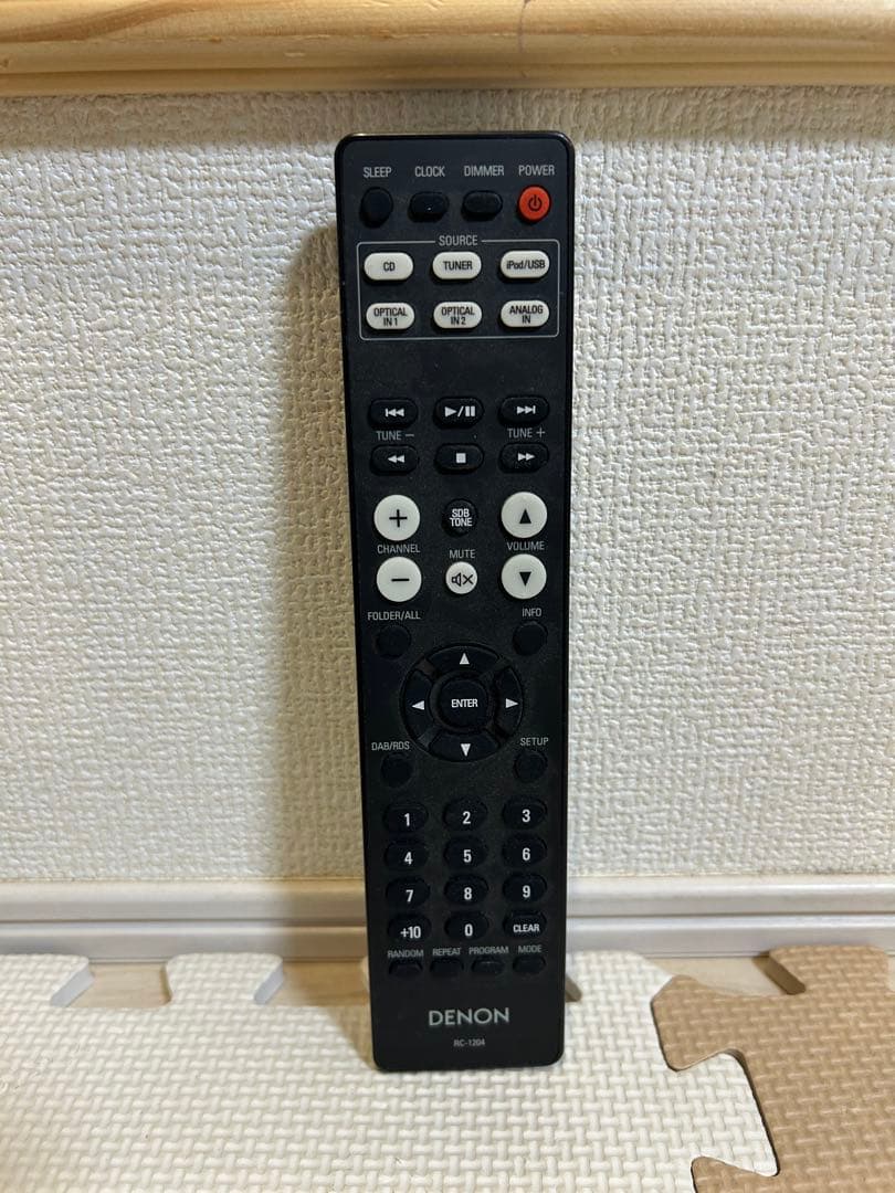 DENON RCD-M40 ブラック CDレシーバー リモコン付き 動作確認済み