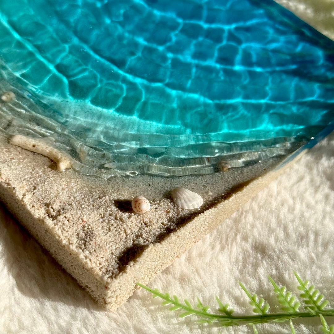 インテリア雑貨　海の置き物　貝殻　珊瑚礁　美ら海　海アート