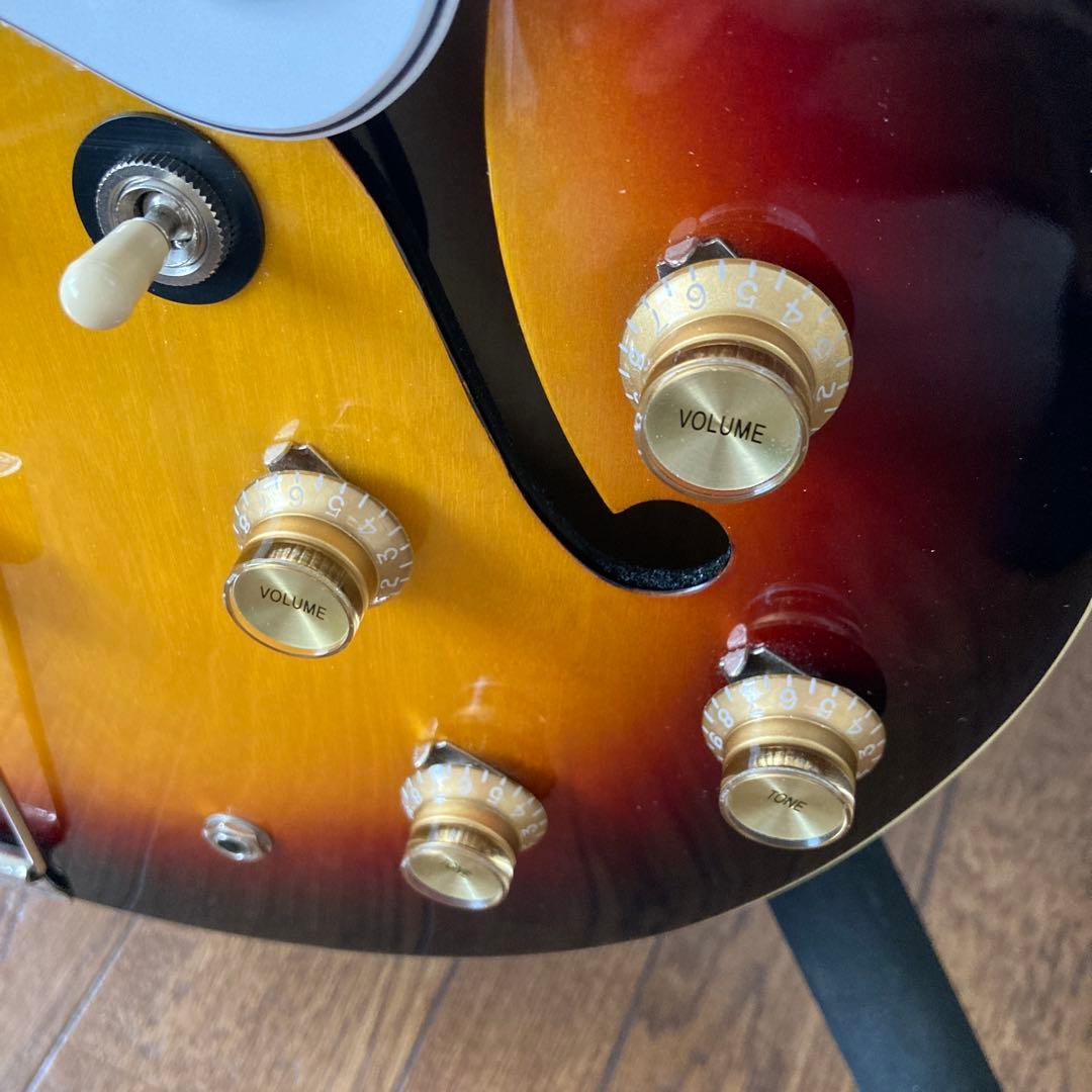 Epiphone Casino サンバースト フルアコ　青ラベル