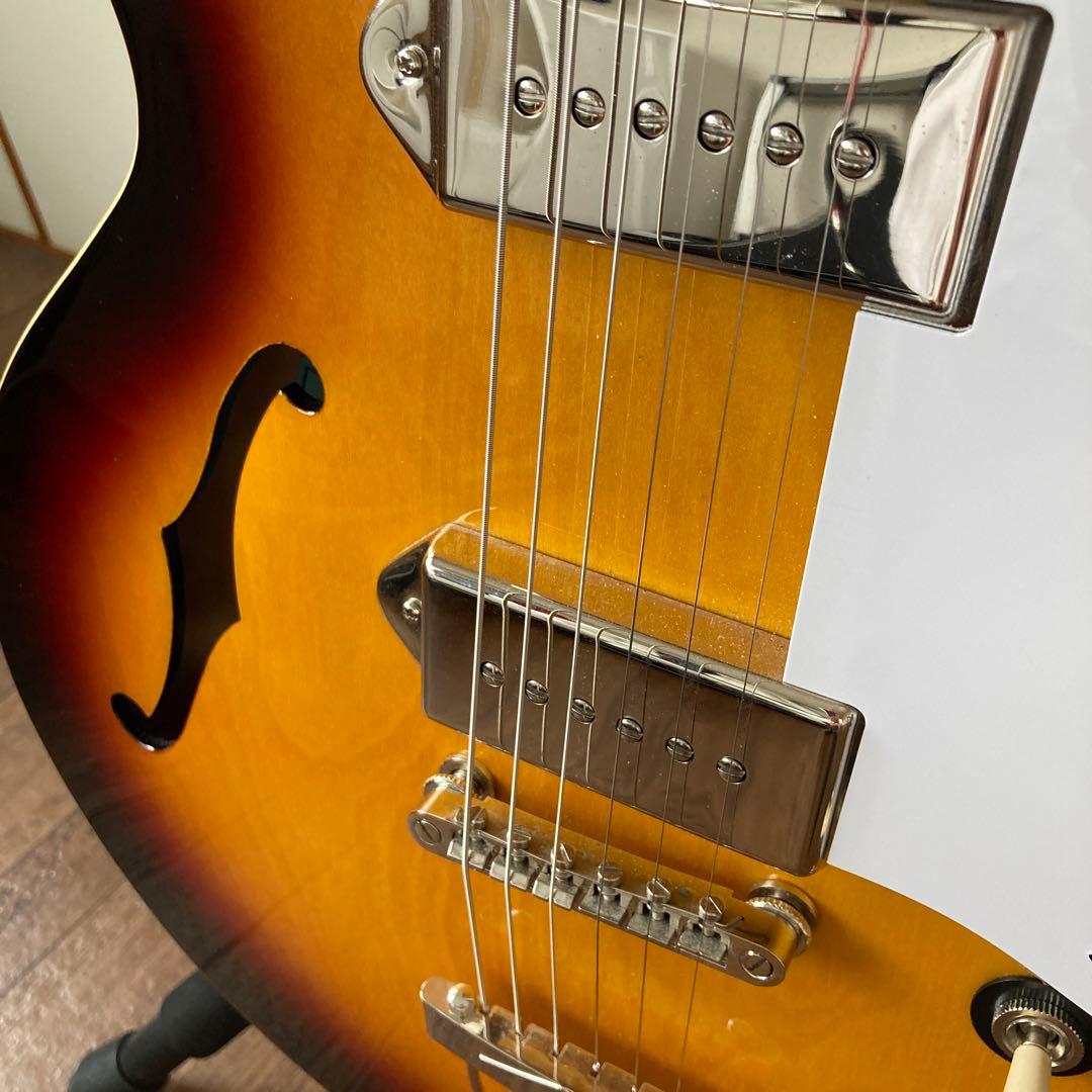 Epiphone Casino サンバースト フルアコ　青ラベル