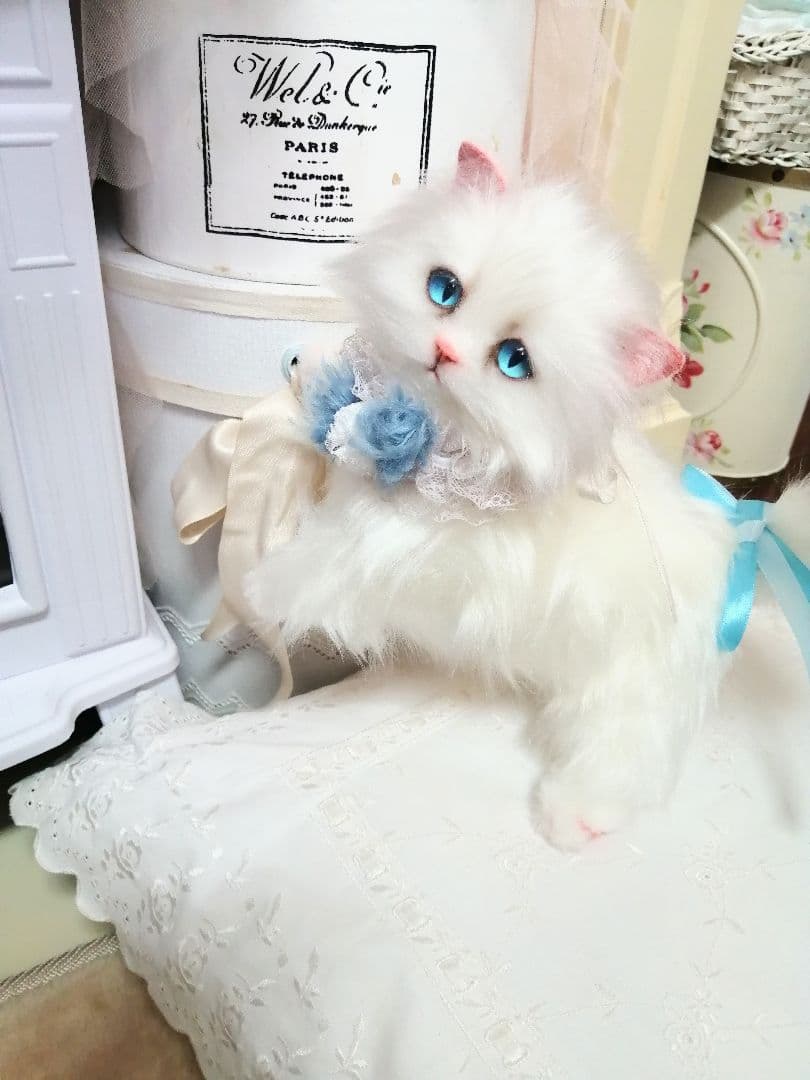 クルトン様❤️オーダー❤️ミゾレ君♡白猫ちゃん♡アートドール♡ぬいぐるみ♡