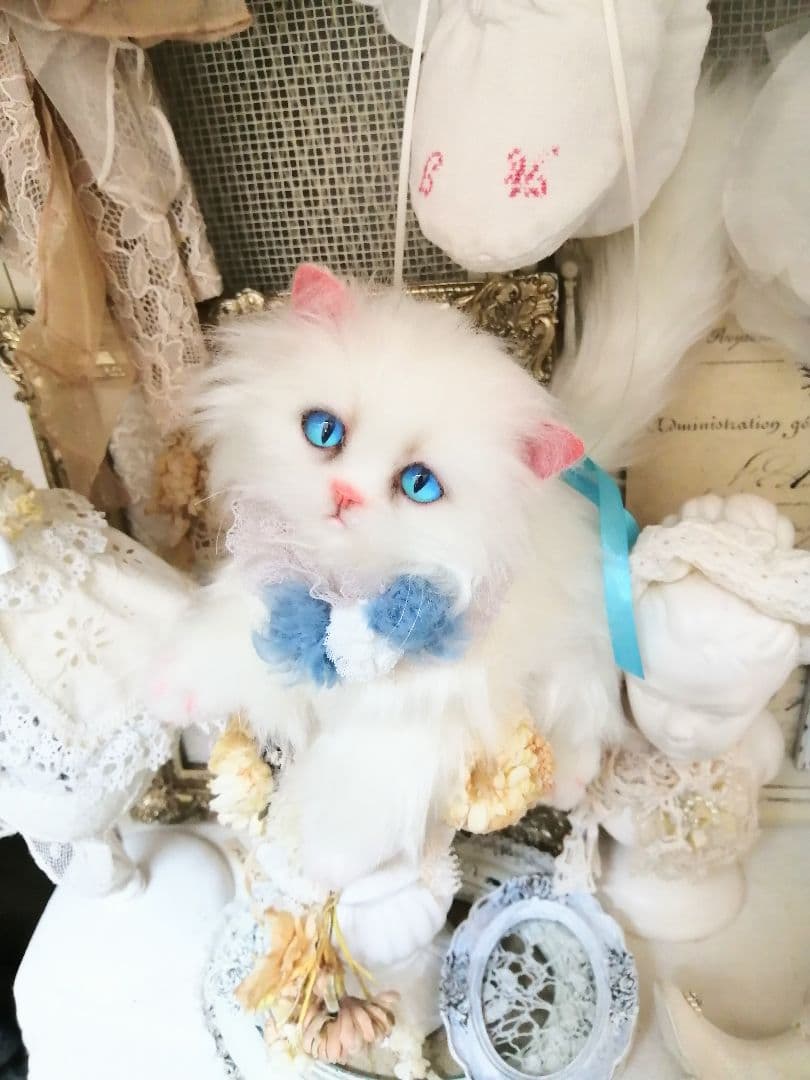 クルトン様❤️オーダー❤️ミゾレ君♡白猫ちゃん♡アートドール♡ぬいぐるみ♡