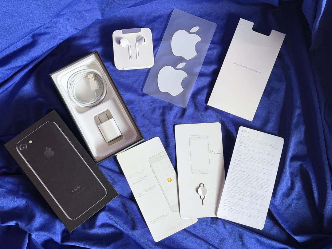 動作良好★Apple iPhone7 256GB ジェットブラック★付属品完備