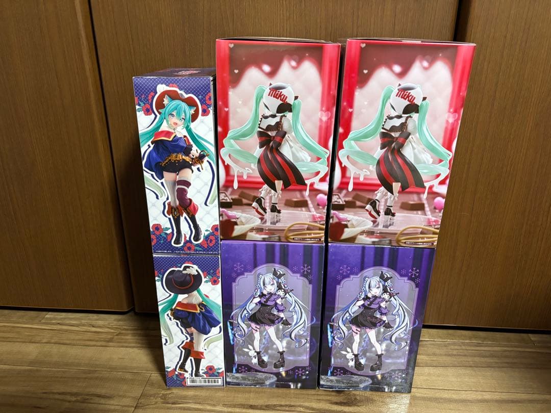 【最終値引】初音ミク フィギュア セット 雪ミク クロミ チロル 長靴を履いた猫