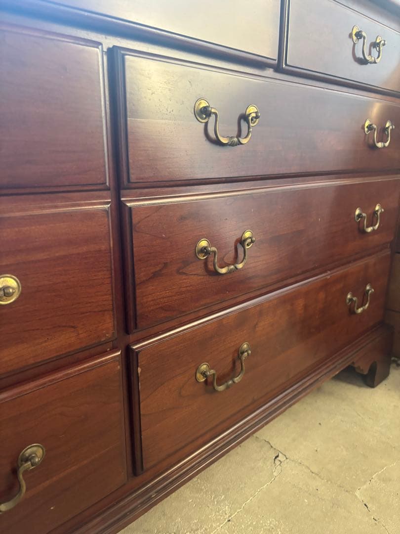 ETHAN ALLENイーセンアーレン/ブラウンチェストアンティークヴィンテージ