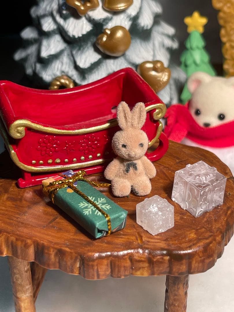 小さな小さなクリスマスセットレッド