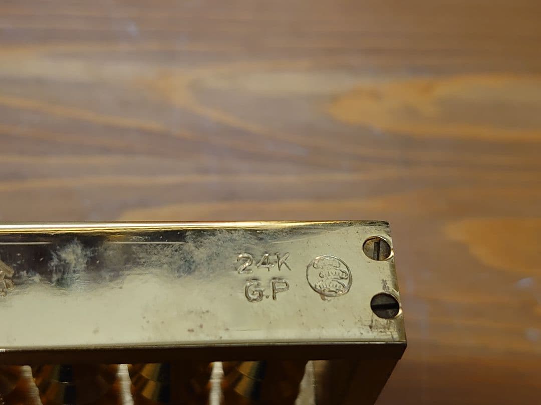 開運 金運 風水ゴールドソロバン 24金メッキ（真鍮製）（24KGP） そろばん