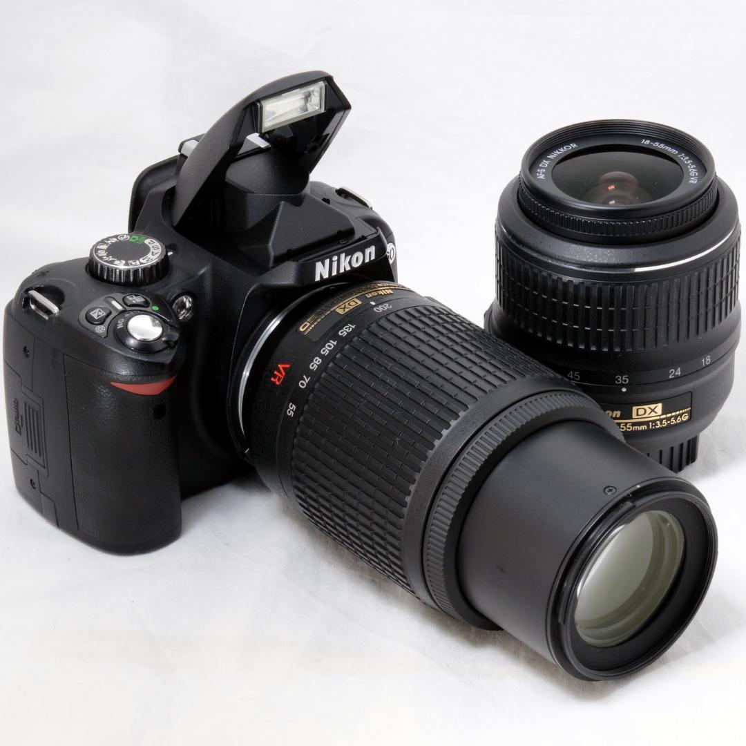 ⭐️美品⭐️Nikon ニコン D60 ダブルズームセット★ショット数7148★