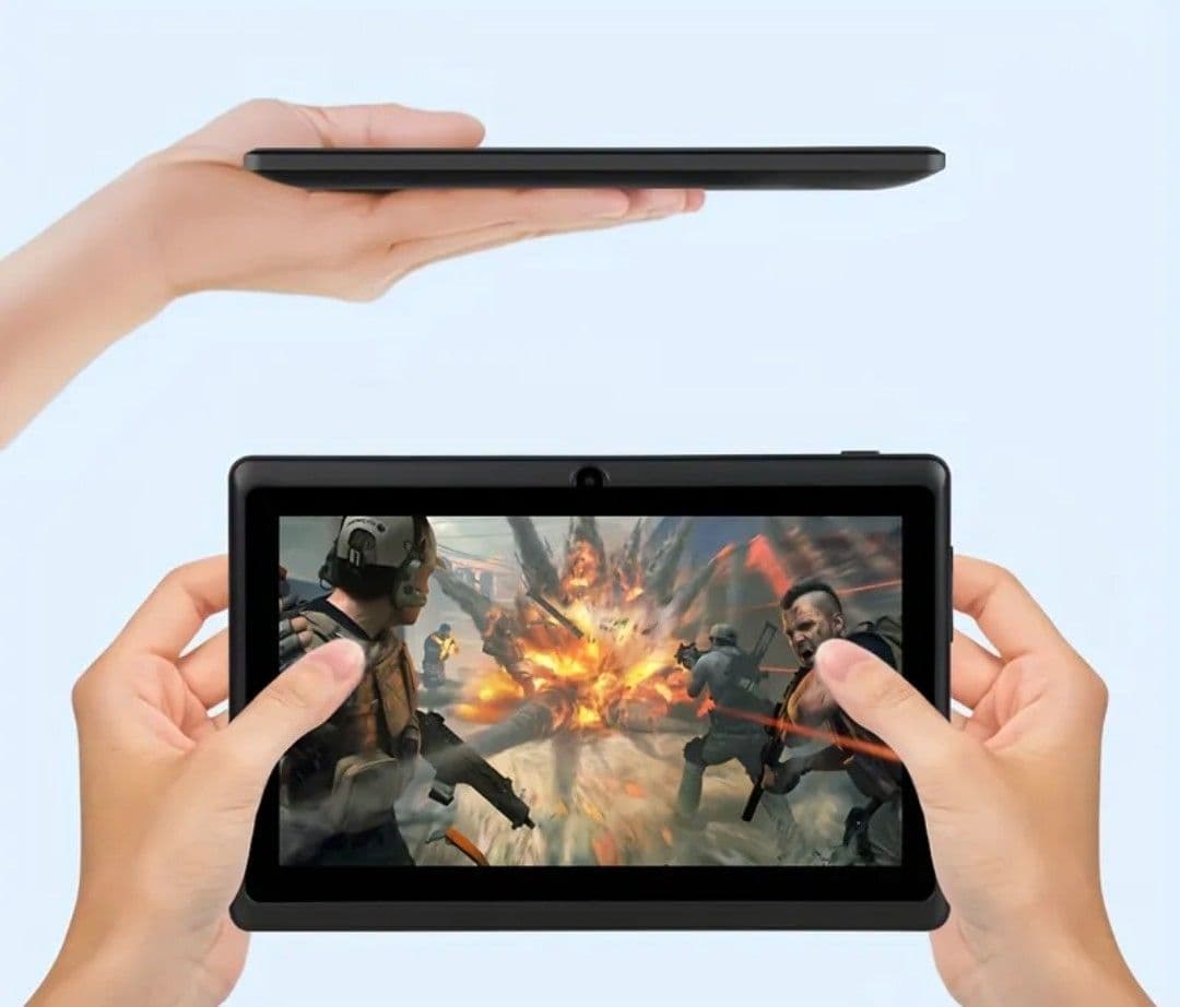 【まめ】7インチ Android14　タブレット 32GB ピンク