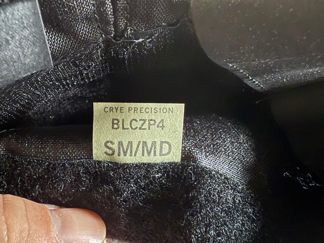 個人装備 CRYE PRECISION Pouch Zip-On Panel 2.0 BK
