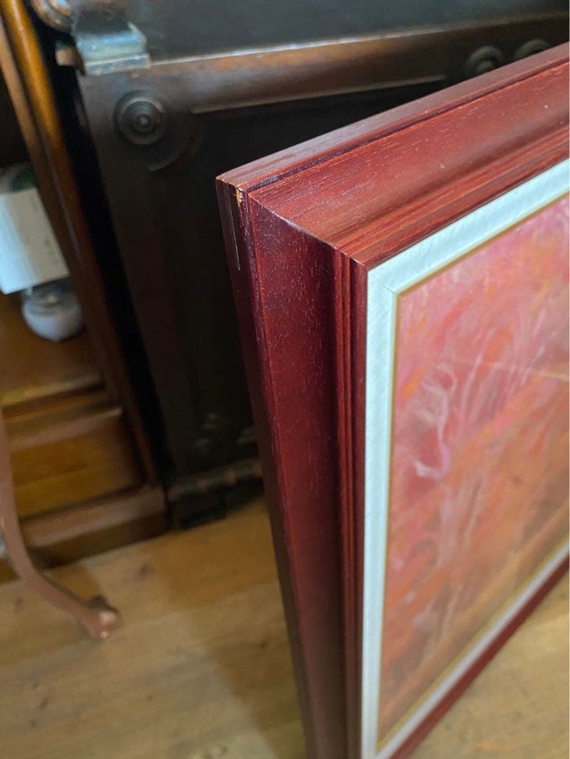 加藤美代三 秋林 絵画 風景画 アート 額縁 インテリア