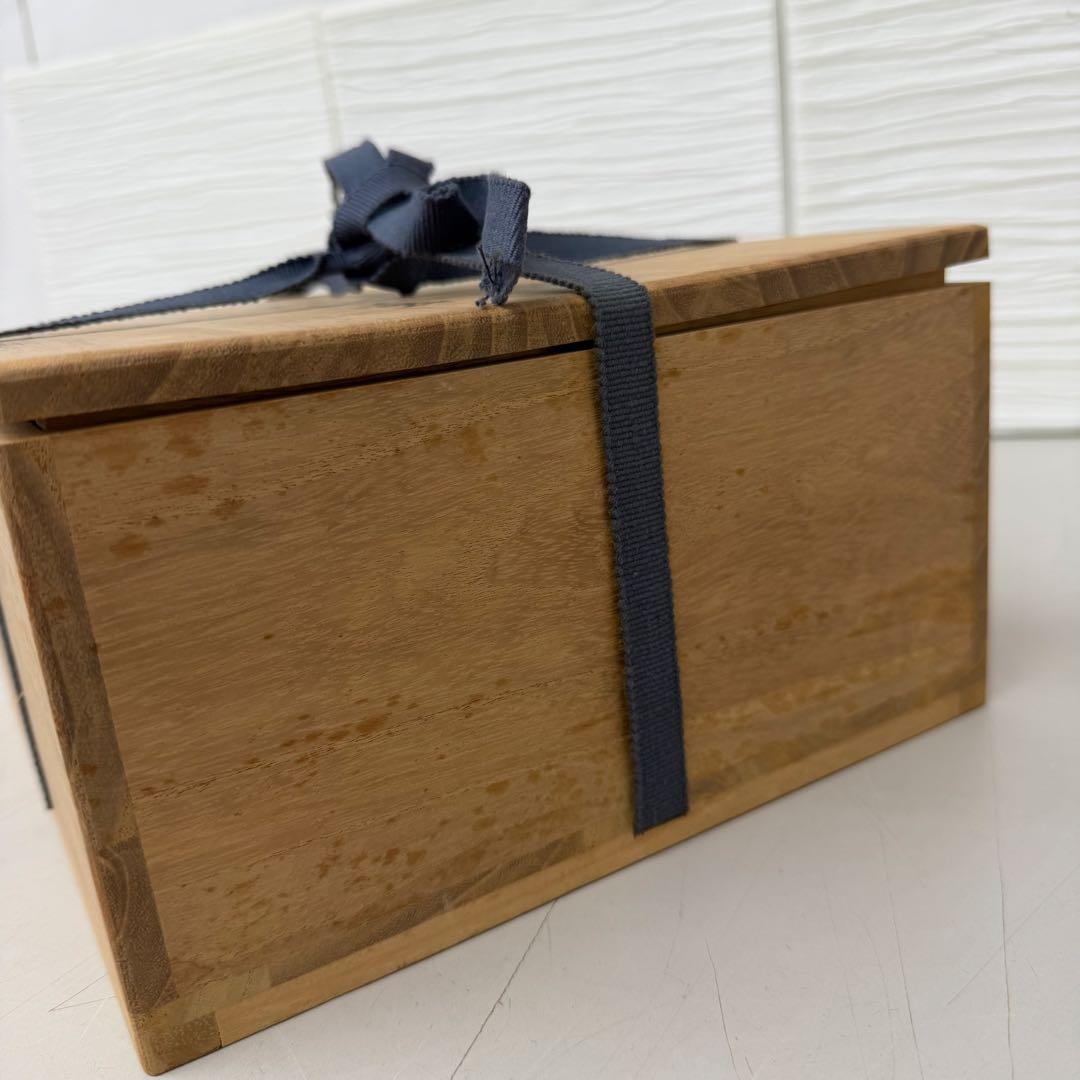 未使用品　九谷焼　長谷川紀代　菓子鉢　茶器　供箱