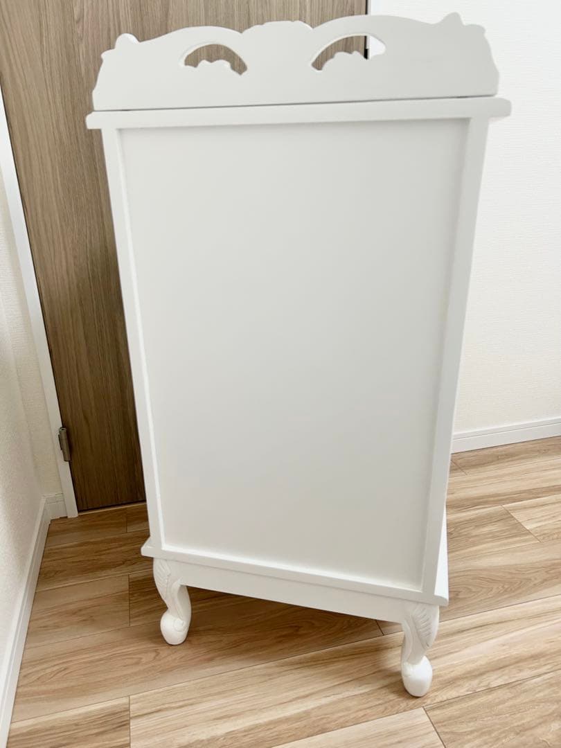 早い者勝ち★ ロココ アンティーク 猫脚 高級5段 チェスト ホワイト 白色