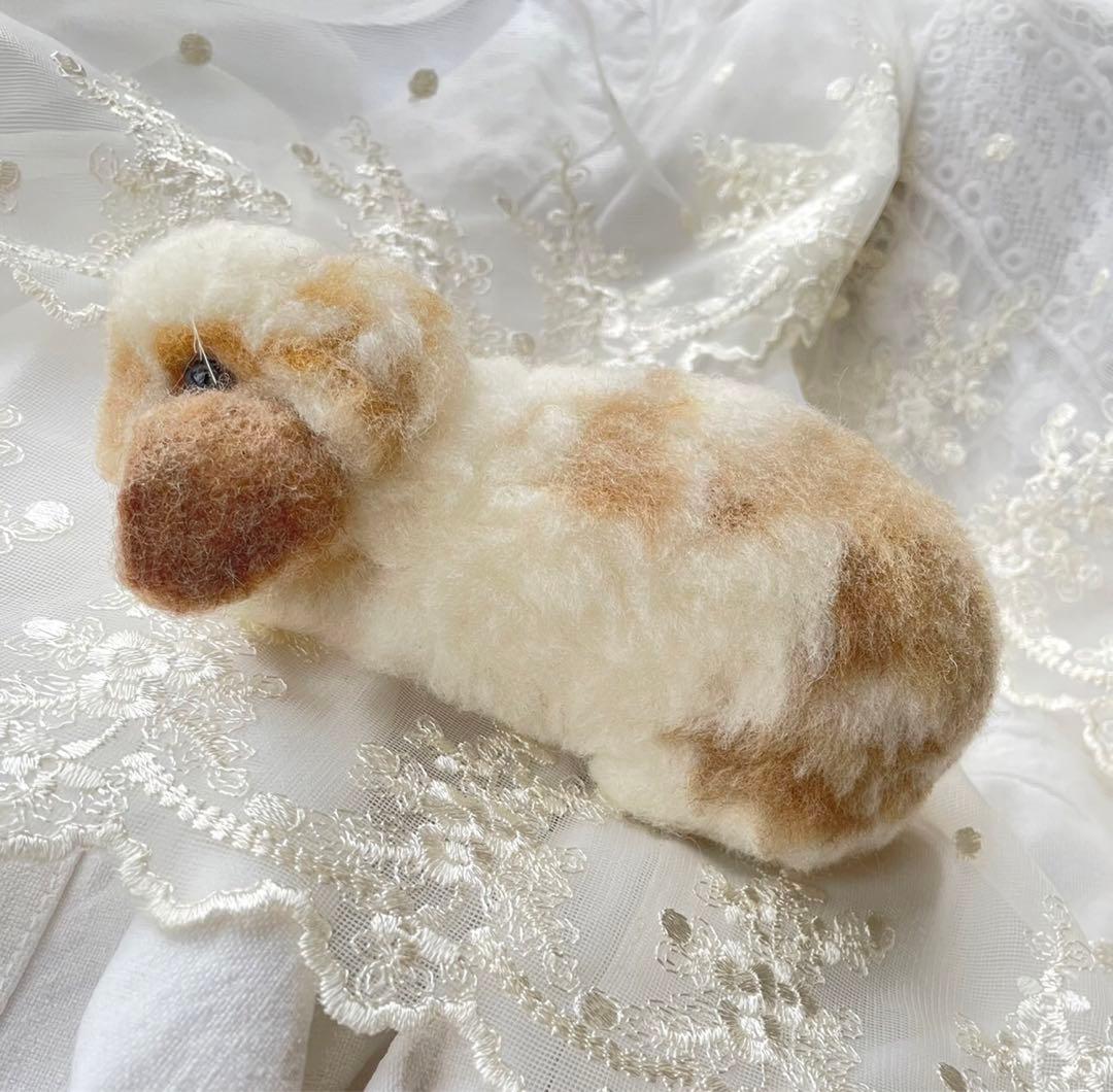 作家様　羊毛フェルトのうさぎ　ロップイヤー　ホーランドロップ　アーティストドール