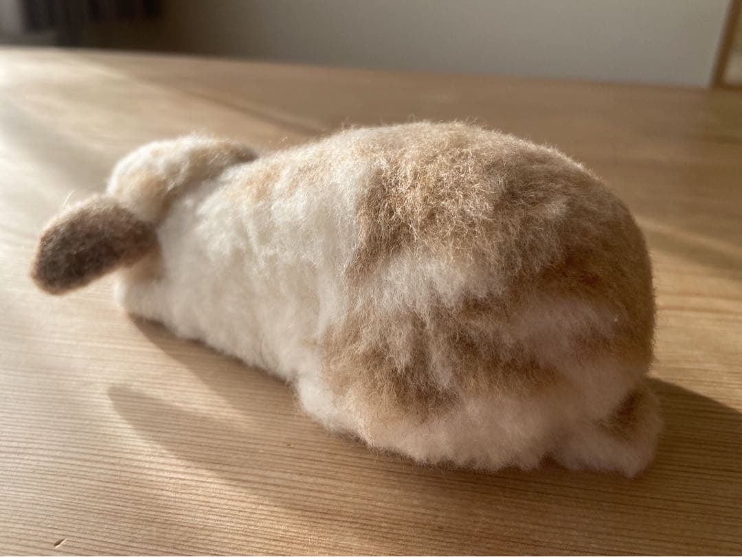 作家様　羊毛フェルトのうさぎ　ロップイヤー　ホーランドロップ　アーティストドール