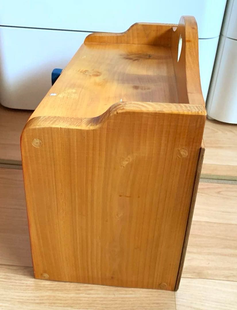 魔女ゆきんこアン＆アンディ　トールペイント　小物入れカントリー木製ボックス