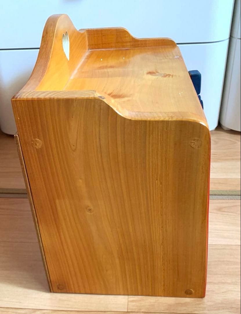 魔女ゆきんこアン＆アンディ　トールペイント　小物入れカントリー木製ボックス