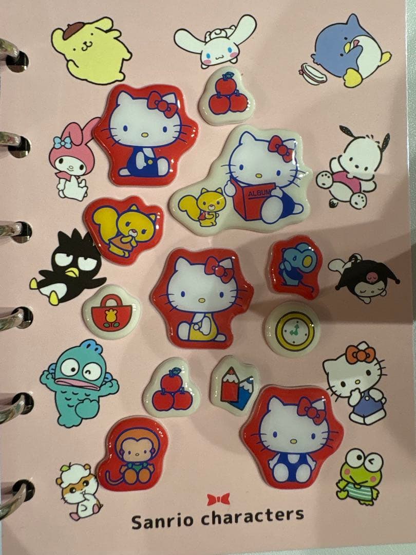 シール帳完成品　キャラクター多数　※サンリオ第一弾ボンボンドロップシールあり