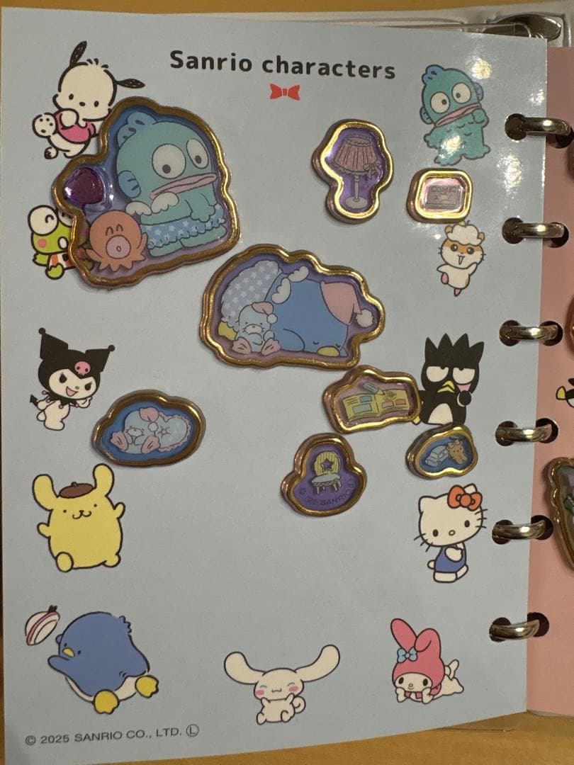 シール帳完成品　キャラクター多数　※サンリオ第一弾ボンボンドロップシールあり