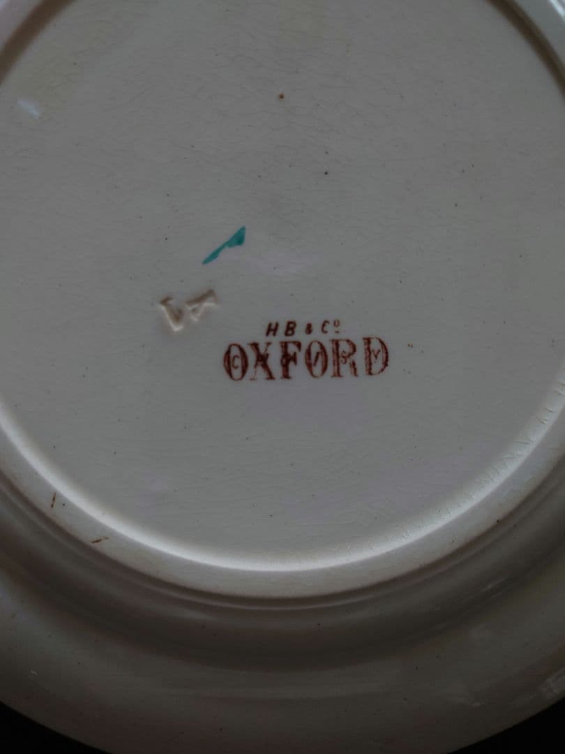 フランスアンティーク ショワジールロワ OXRORD 平皿