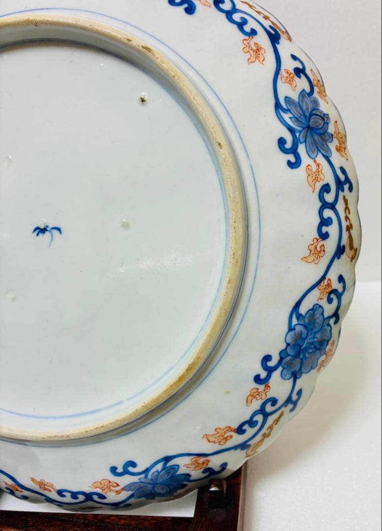 明治 香蘭社 オールド香蘭社 有田焼 代表意匠 色絵竹林文 大皿 30cm