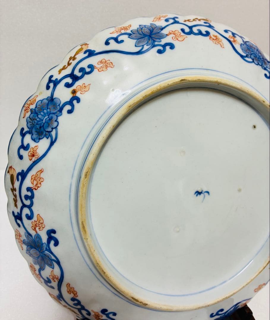 明治 香蘭社 オールド香蘭社 有田焼 代表意匠 色絵竹林文 大皿 30cm