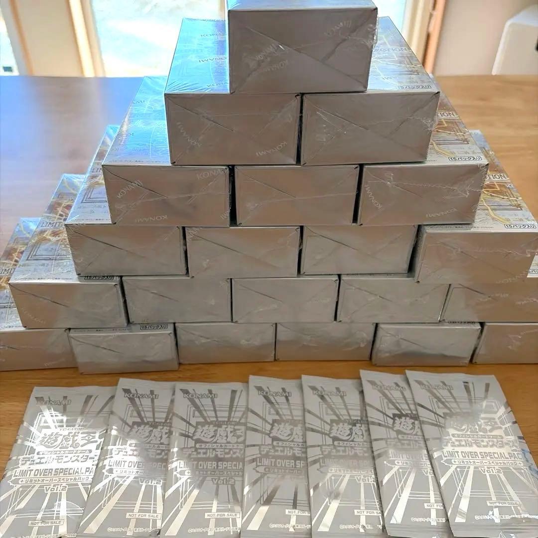 遊戯王リミットオーバーコレクションラ　21box シュリンク付 プロモ7枚付