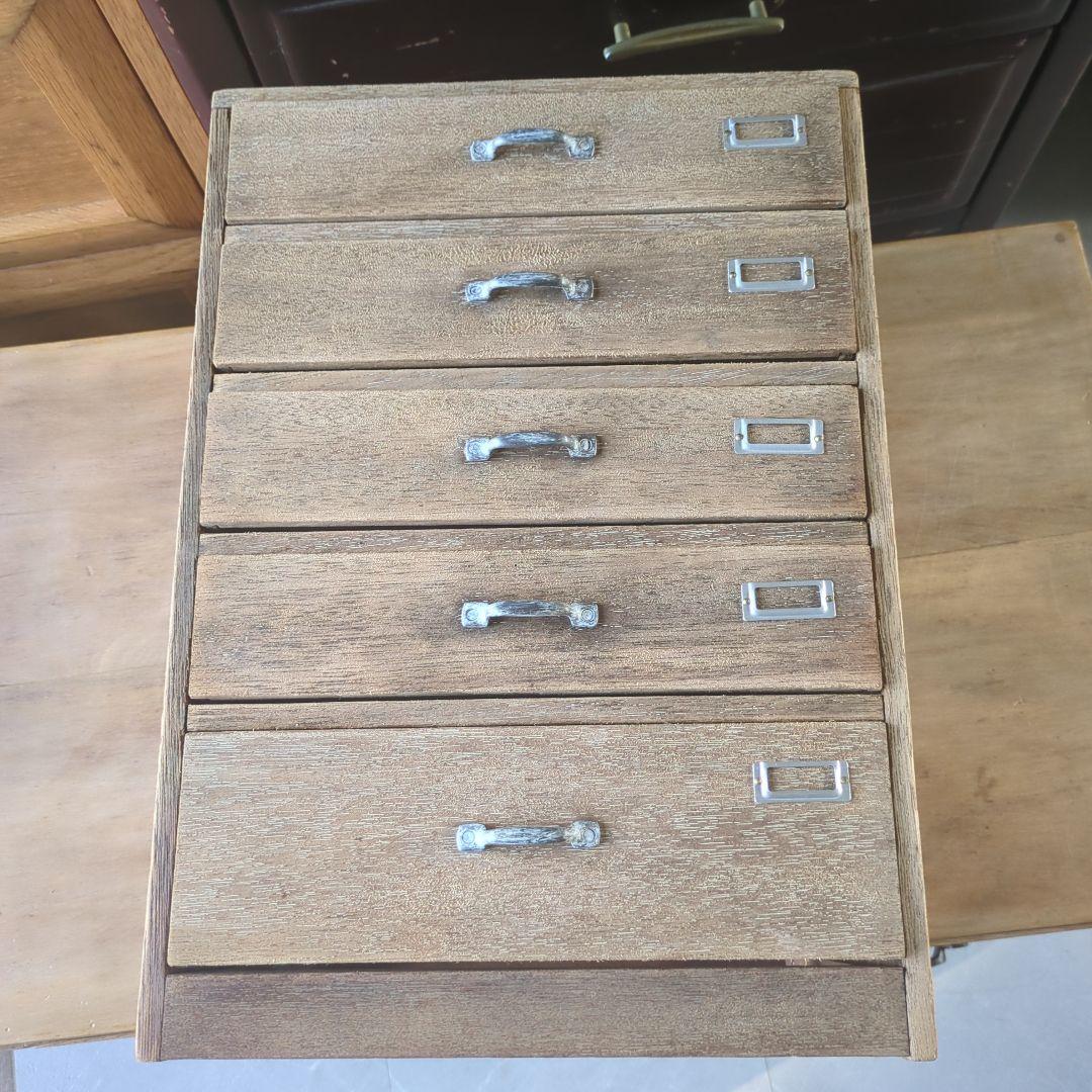 アンティーク5杯引き出し