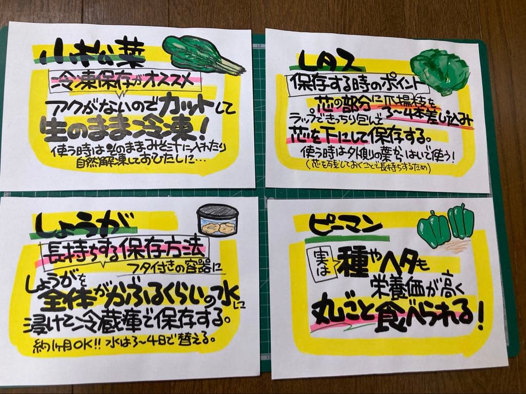 手書きポップオーダー（コメント・キャッチコピー）