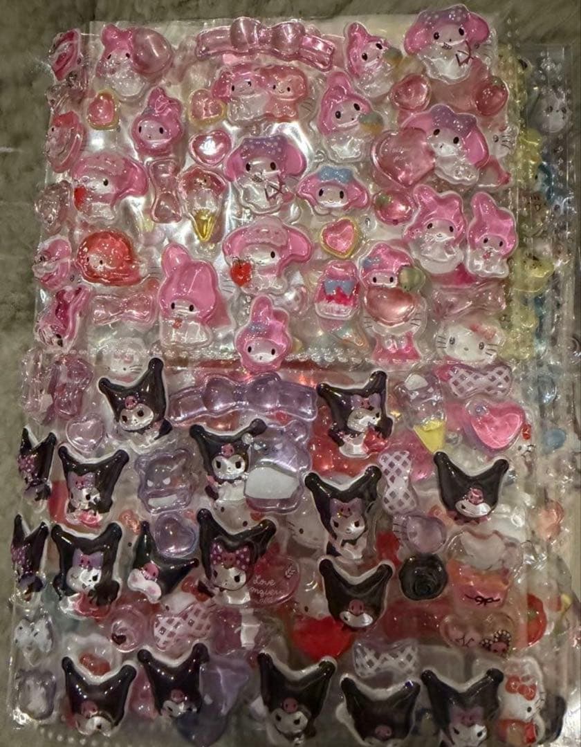 羽*那様 人気シール帳 完成品 サンリオ ボンボンドロップシール うるちゅる A