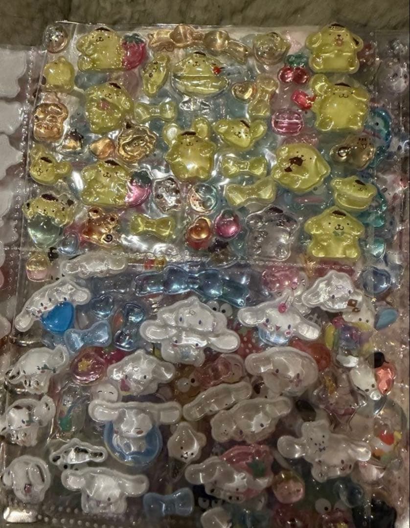 羽*那様 人気シール帳 完成品 サンリオ ボンボンドロップシール うるちゅる A