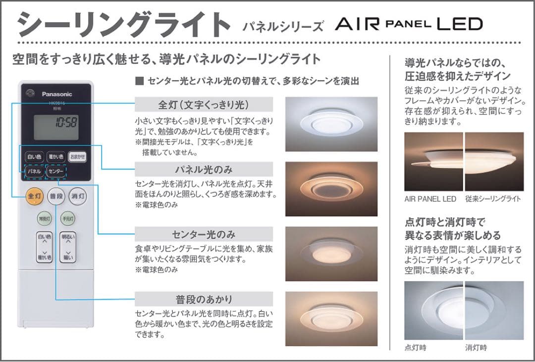 Panasonic LGBZ1311 シーリングライト