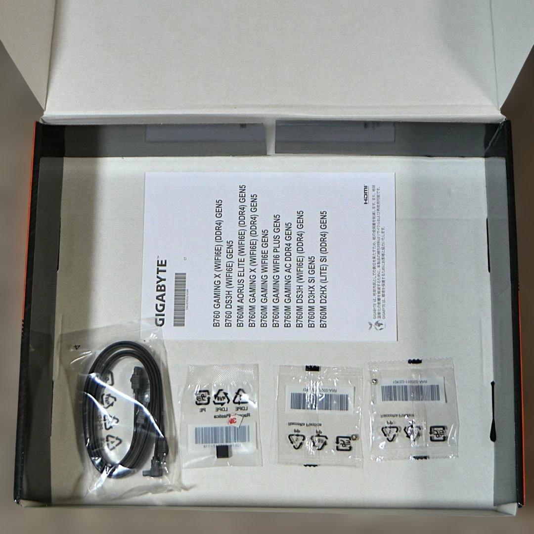 GIGABYTE B760GAMINGXGEN5 DOS/Vマザーボード