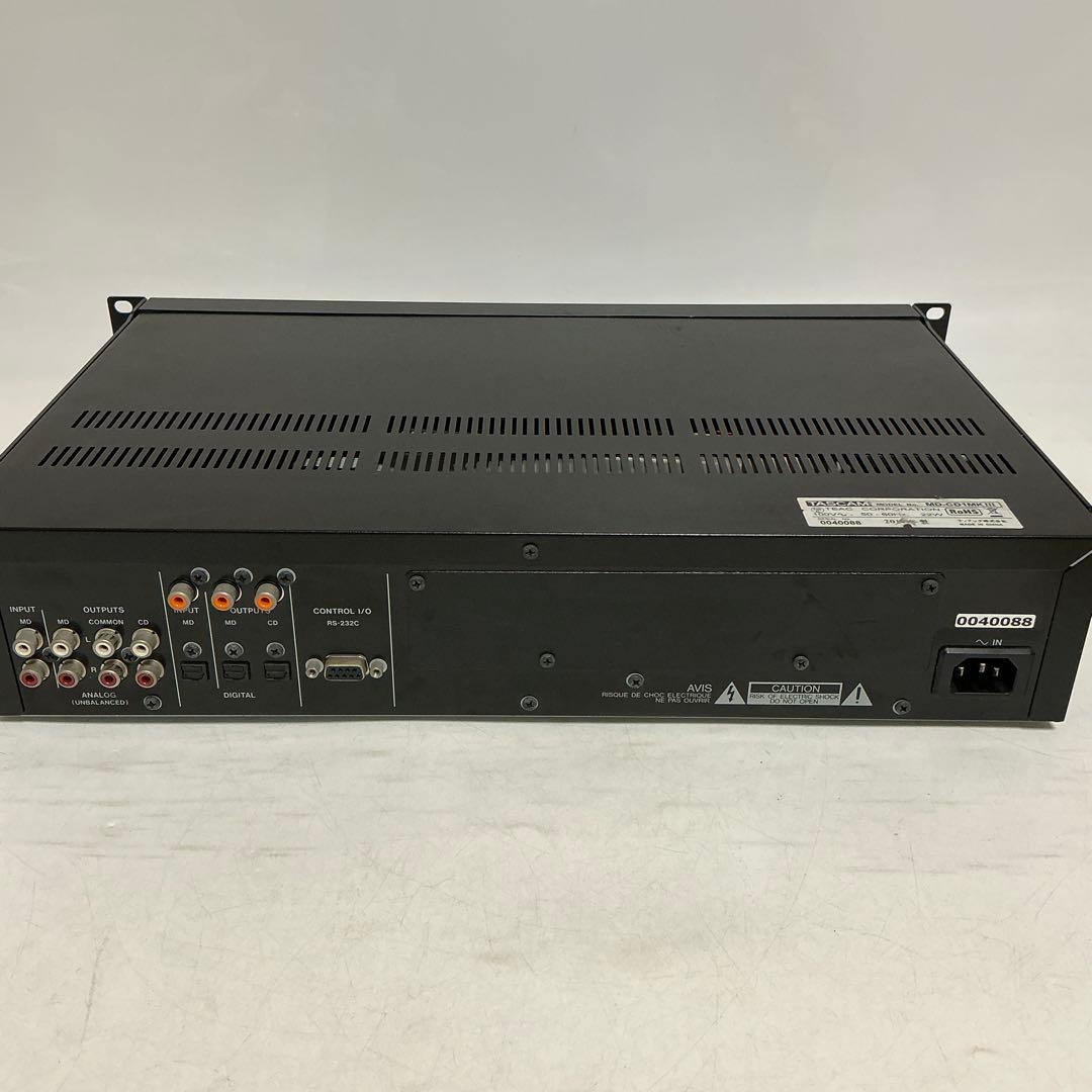 【動作確認済】TASCAM MD-CD1MKIII 業務用CDプレーヤー/MD