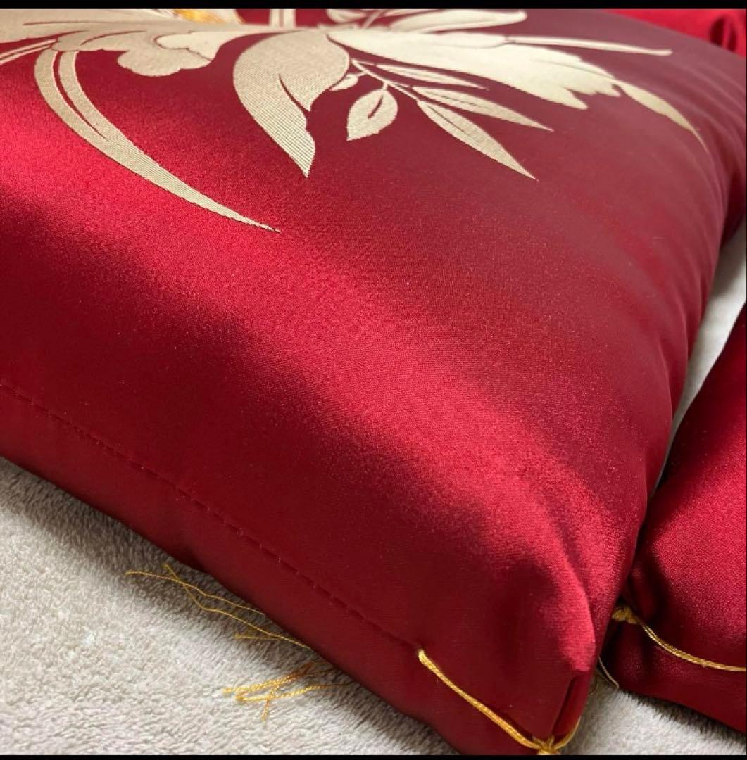 誂え品　高級座布団5枚　来客用　座布団　ハレの日　慶事　婚礼　嫁入り　お祝い事