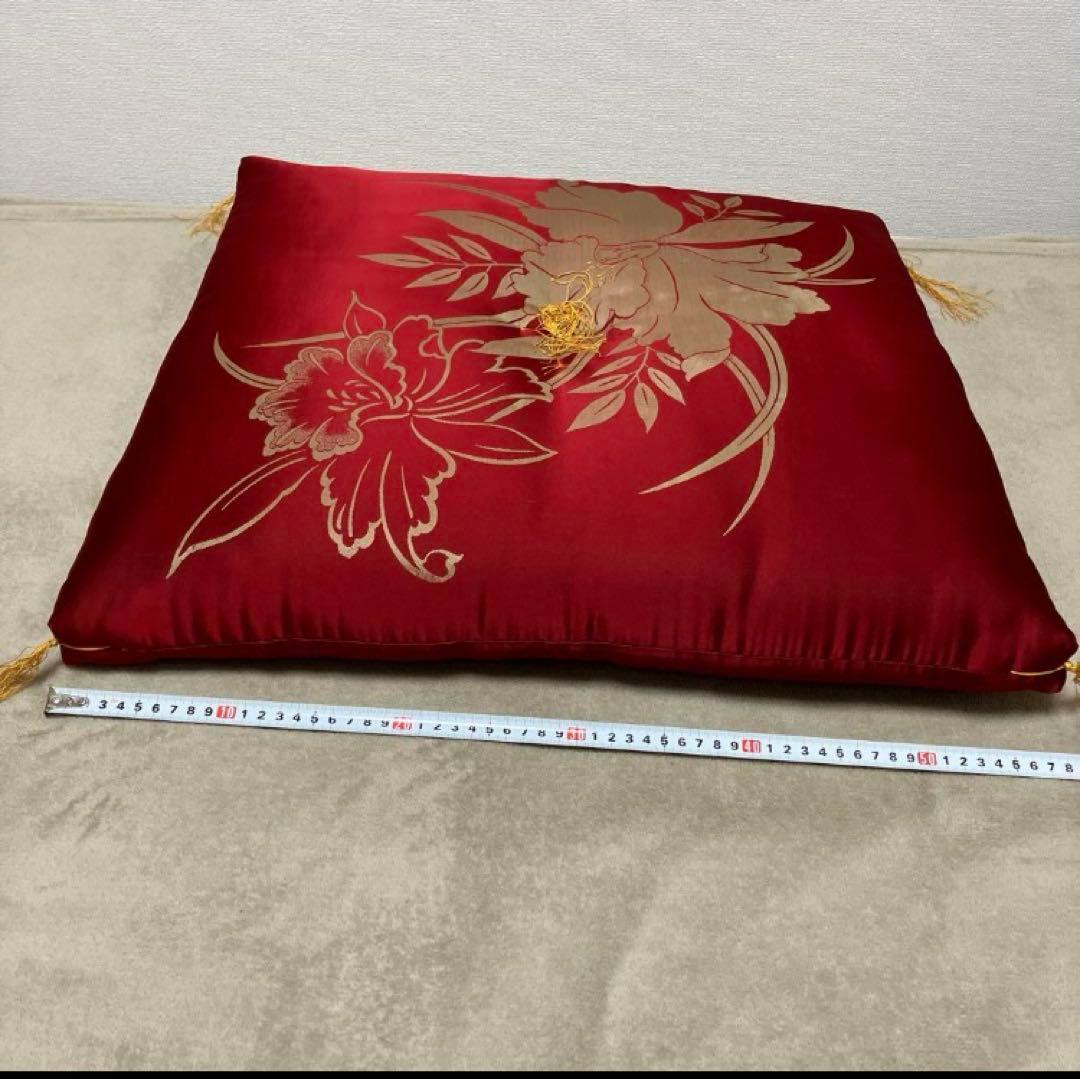 誂え品　高級座布団5枚　来客用　座布団　ハレの日　慶事　婚礼　嫁入り　お祝い事