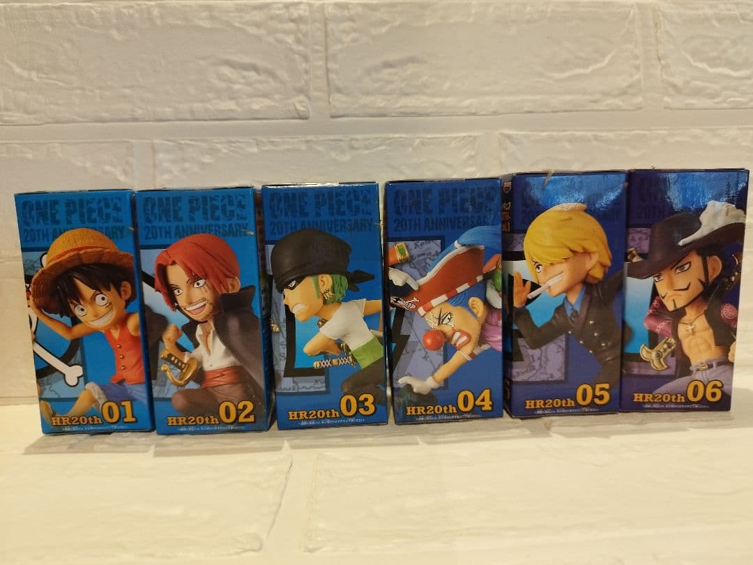 WCF ヒストリーリレー20TH ONEPIECE 全6種セット ワーコレ