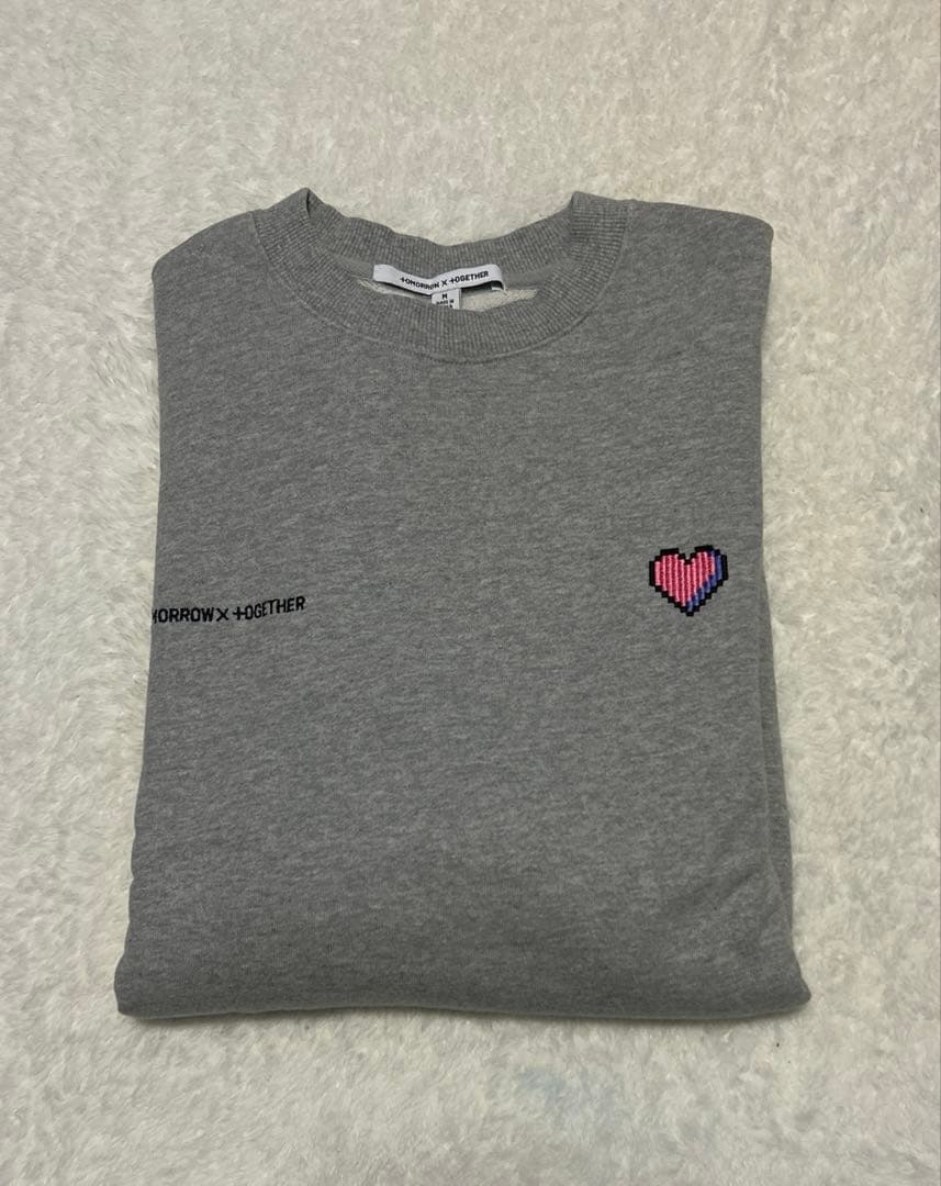 みーちゃんのママ TXT スウェット トレーナー M グレー ブルアワ