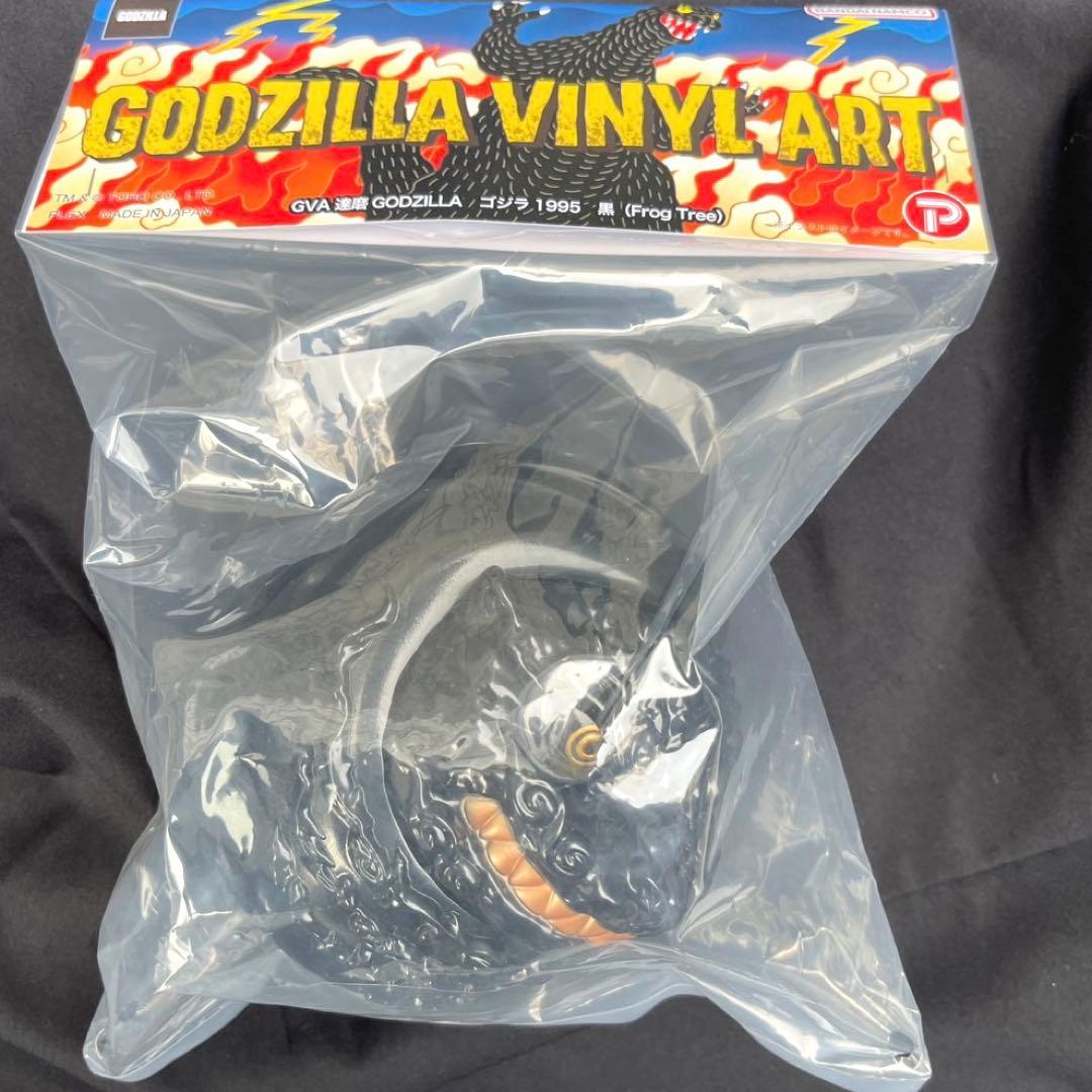GVA 達磨 GODZILLA ゴジラ 1995 黒 Frog Tree だるま