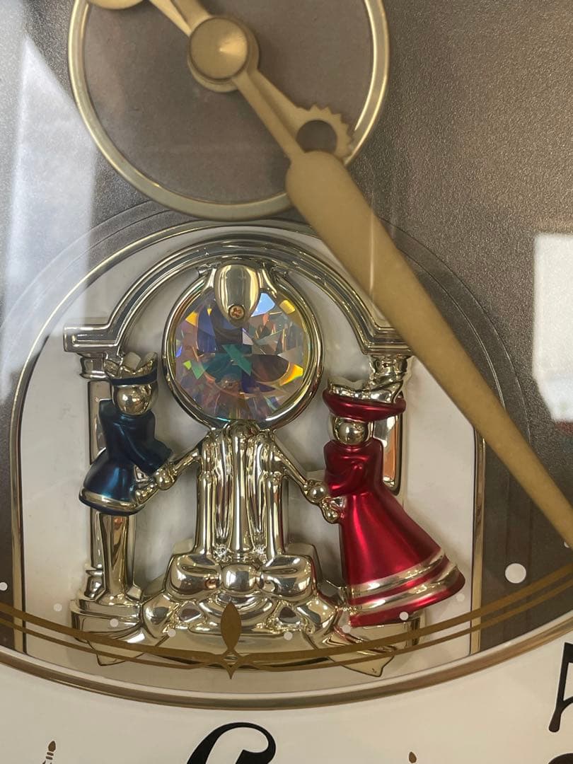 RHYTHMリズム 電波からくり時計 4MY623