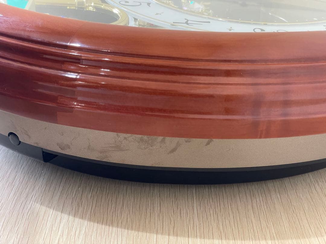 RHYTHMリズム 電波からくり時計 4MY623